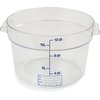 Contenedor para Alimentos, Cuadrado
 <br><span class=fgrey12>(Carlisle 1076707 Food Storage Container, Round)</span>