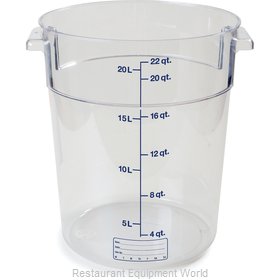 Carlisle 1076907 Food Storage Container, Round