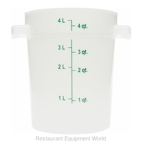 Carlisle 1097402 Food Storage Container, Round