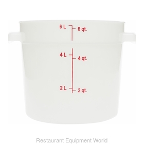 Carlisle 1097502 Food Storage Container, Round