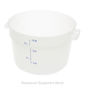 Carlisle 1097702 Food Storage Container, Round