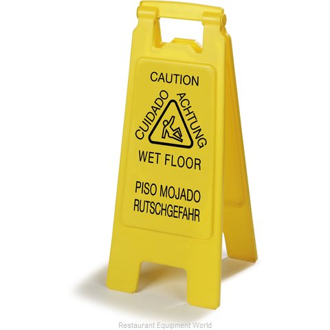 Carlisle 3690904 Sign, Wet Floor (Magnified)