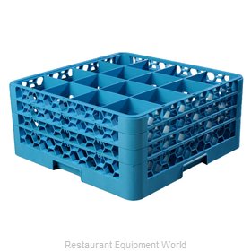 Carlisle RG16-314 Dishwasher Rack, Glass Compartment