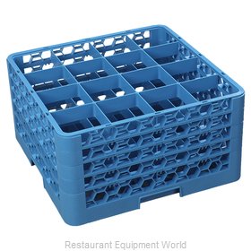 Carlisle RG16-414 Dishwasher Rack, Glass Compartment