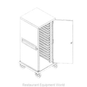 Caddy Corporation T-1220-C Cabinet, Enclosed, Bun / Food Pan