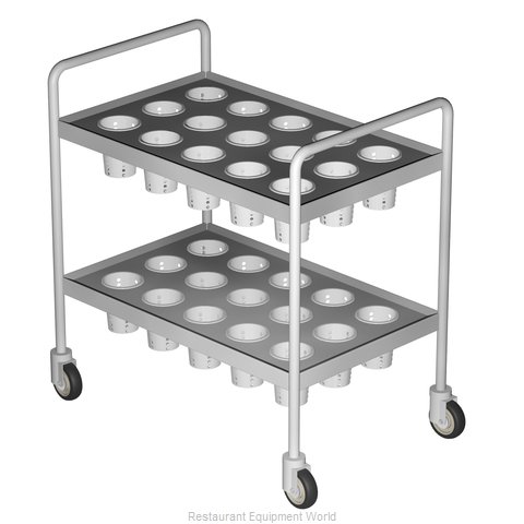 Caddy Corporation T-407 Cart, Silverware