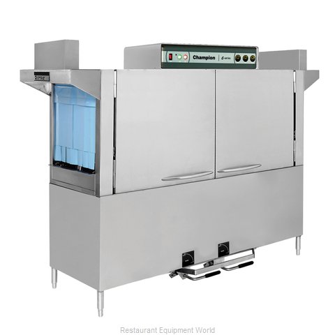 Champion 100 HDPW Dishwasher, Conveyor Type