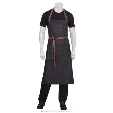 Chef Works AB036BLK0 Bib Apron