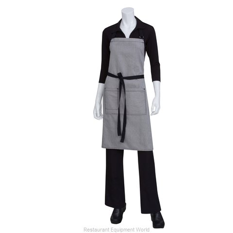 Chef Works AB037BLK0 Bib Apron