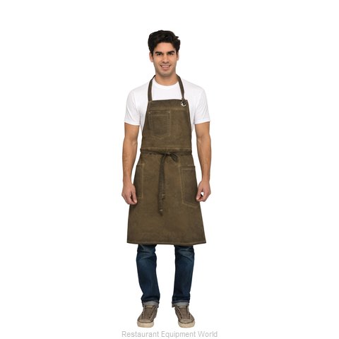Chef Works ABAQ054GBN0 Bib Apron (Magnified)