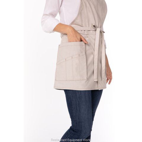 Chef Works ABN02WNAT0 Bib Apron