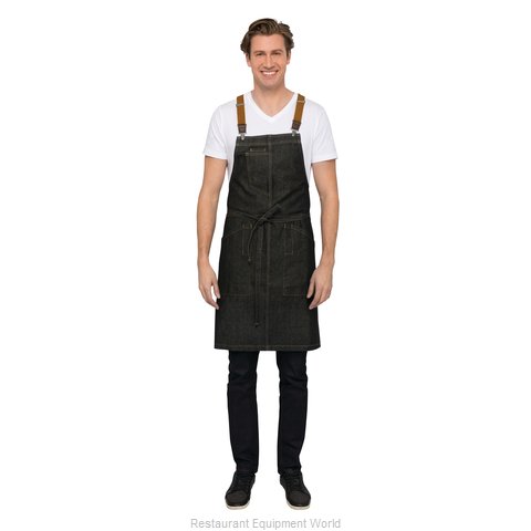 Chef Works ABS01BLK0 Bib Apron