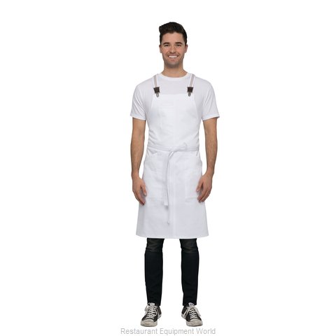 Chef Works ABS01WHT0 Bib Apron