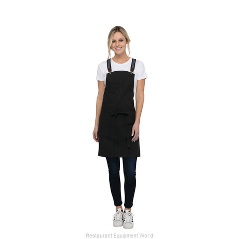 Chef Works ABS01WJBK0 Bib Apron