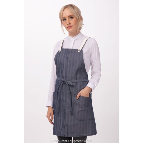 Chef Works ABS02BLU0 Bib Apron