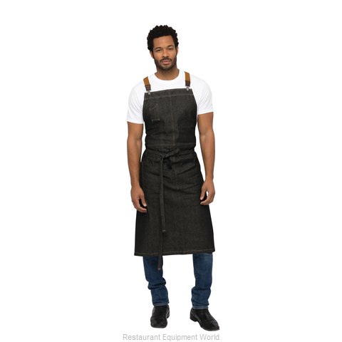 Chef Works ACS01BLK0 Bib Apron