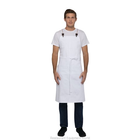 Chef Works ACS01WHT0 Bib Apron