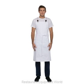 Chef Works ACS01WHT0 Bib Apron