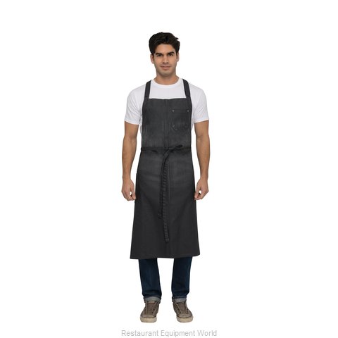 Chef Works ACX02GRY0 Bib Apron (Magnified)