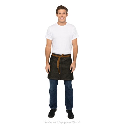 Chef Works AHS01BLK0 Waist Apron