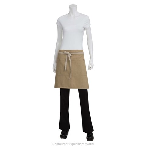 Chef Works ALWCD026NAT0 Waist Apron