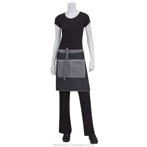 Chef Works AW044BLK0 Waist Apron (Magnified)