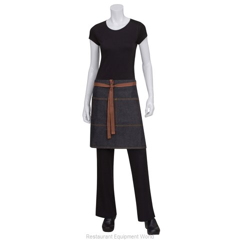 Chef Works AW048BLK0 Waist Apron