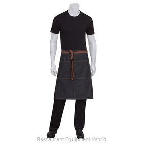 Chef Works AW049BLK0 Waist Apron