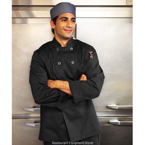 Chef Works BASTBLK3XL Chef's Coat