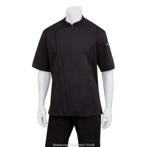 Chef Works BCSZ009BLKL Chef's Coat (Magnified)