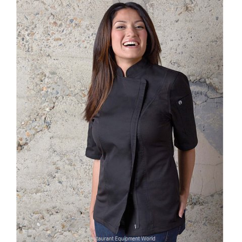 Chef Works BCWSZ006BLKL Chef's Coat