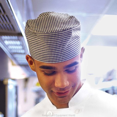 Chef Works BNSCSCH0 Chef's Cap (Magnified)