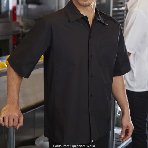 Chef Works CSCVBLK2XL Cook's Shirt