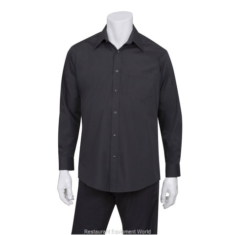 Chef Works D150BLK2XL Dress Shirt