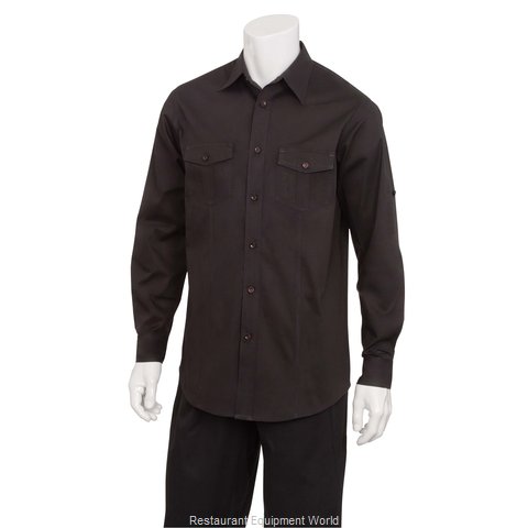Chef Works DPDSBLK2XL Cook's Shirt