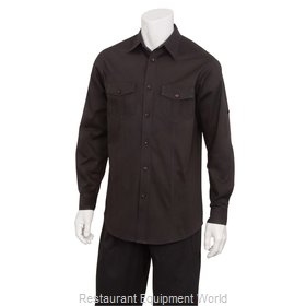 Chef Works DPDSBLK2XL Cook's Shirt