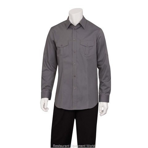 Chef Works DPDSGRY2XL Cook's Shirt