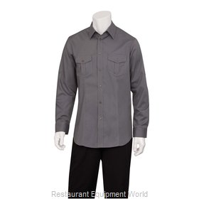 Chef Works DPDSGRY2XL Cook's Shirt