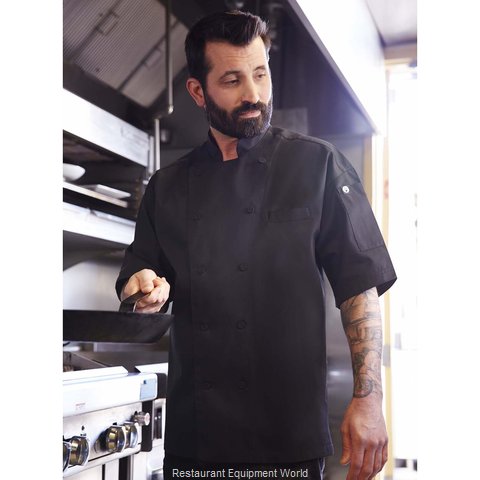 Chef Works EWCVBLK2XL Chef's Coat