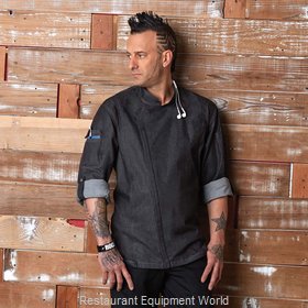 Chef Works EXDZ001BLK3XL Chef's Coat