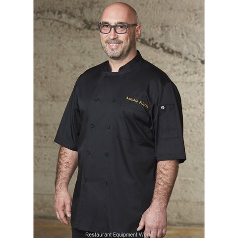 Chef Works JLCVBLK2XL Chef's Coat