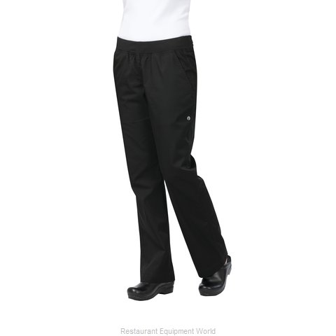 Chef Works PBN01WBLK2XL Chef's Pants (Magnified)