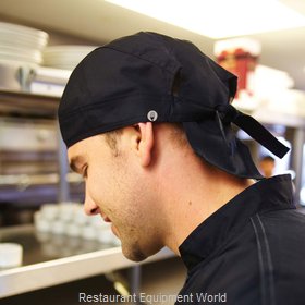 Chef Works SCBLBLK0 Chef's Cap