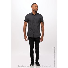 Chef Works SHC07BLKXL Cook's Shirt