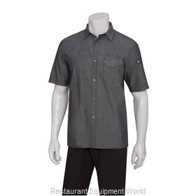 Chef Works SKS002BLK2XL Cook's Shirt