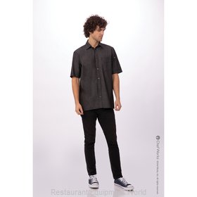 Chef Works SKS002BLK4XL Cook's Shirt