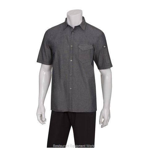 Chef Works SKS002BLKS Cook's Shirt