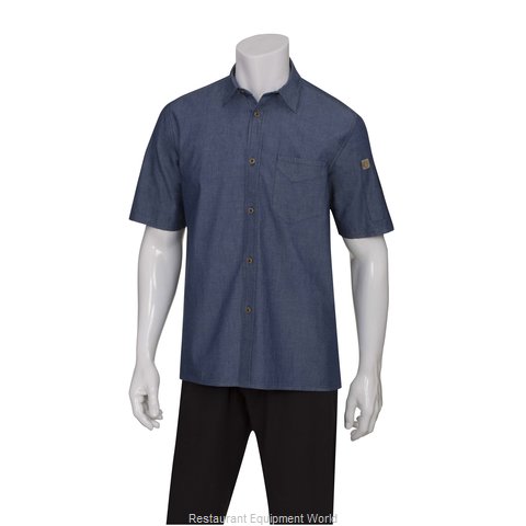 Chef Works SKS002IBL2XL Cook's Shirt