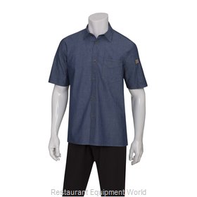 Chef Works SKS002IBL3XL Cook's Shirt