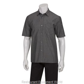 Chef Works SKS003BLK3XL Cook's Shirt